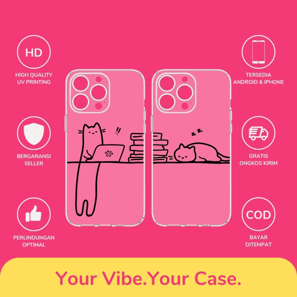 Custom Case Desain Couple All Type Hp Android & iPhone Bahan Softcase Silikon