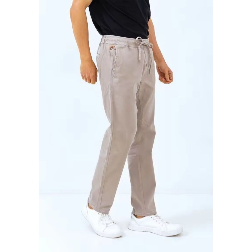 Celana Twill Jogger Pria Original Lois CFC072BG Terbaru
