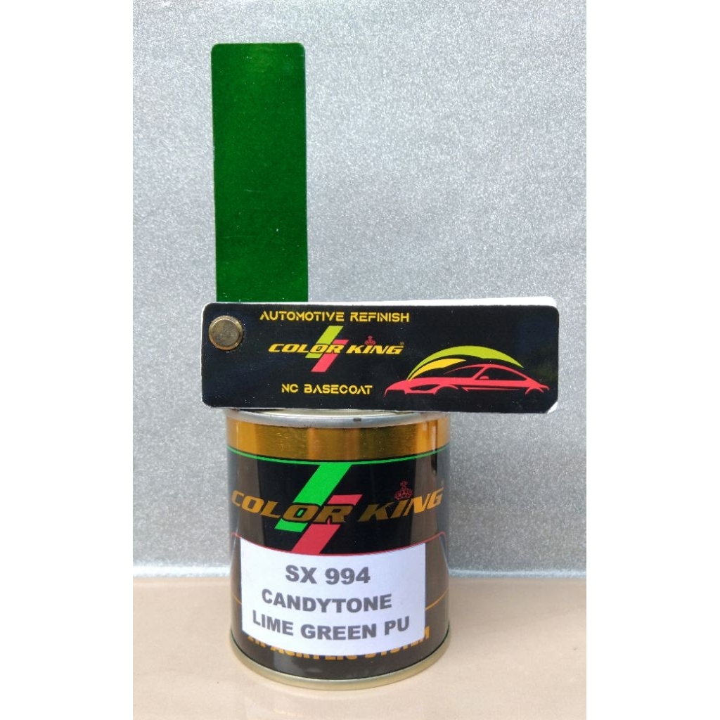 Cat candy tone PU/cat candy tone warna hijau lime green 1/4ltr