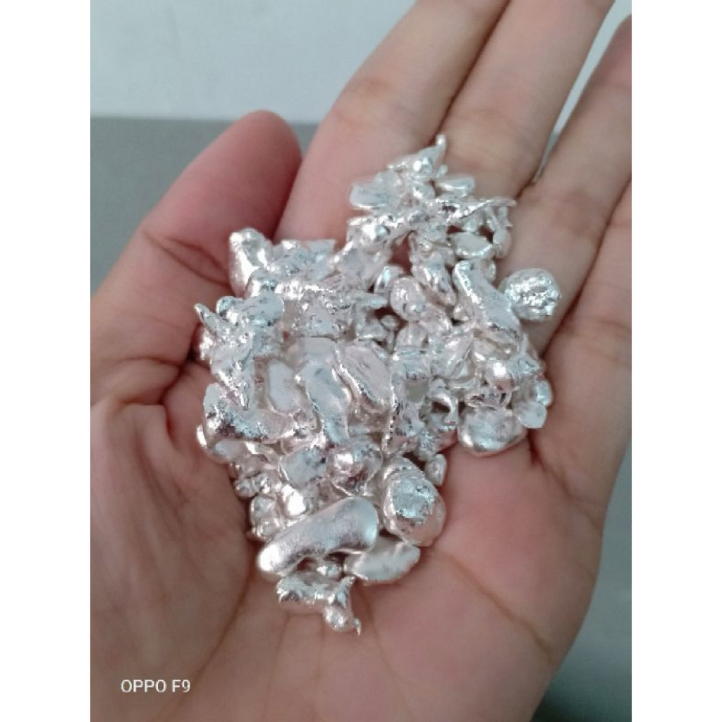 Perak granule original dan perak batangan original per 1kg 1000 gram