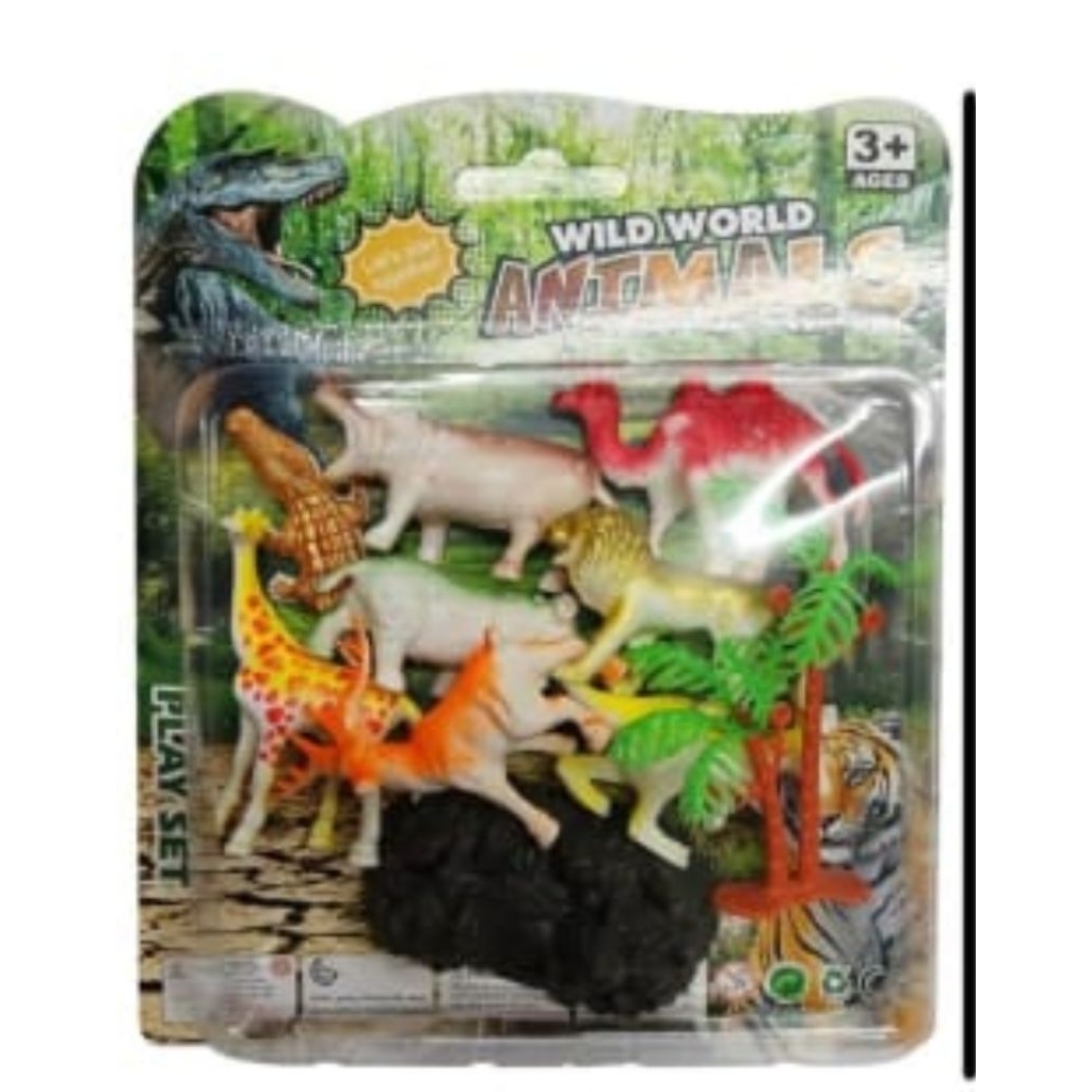 MAINAN HEWAN ANIMAL ZOO BINATANG KAKI EMPAT WILD WORLD ANIMALS