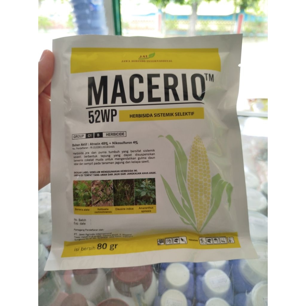 MACERIO 52WP HERBISIDA SISTEMIK SELEKTIF JAGUNG 80GR