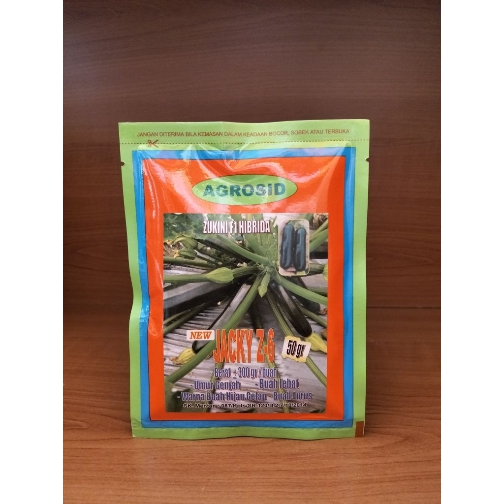 Benih Zukini F1 Hibrida Jacky Z-6