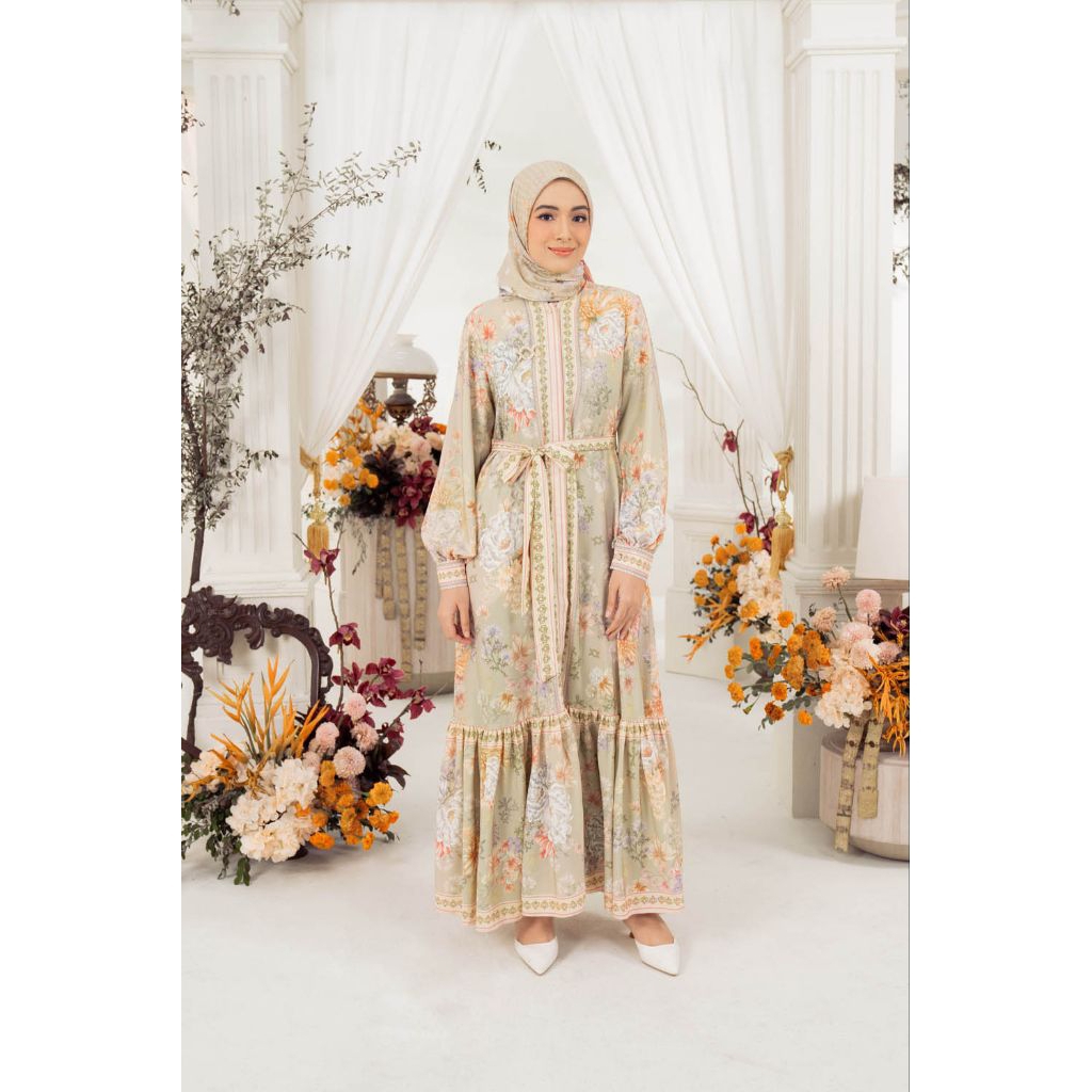 Set Dress and Scraf Syar'i Sagara by Wearing Klamby Preloved