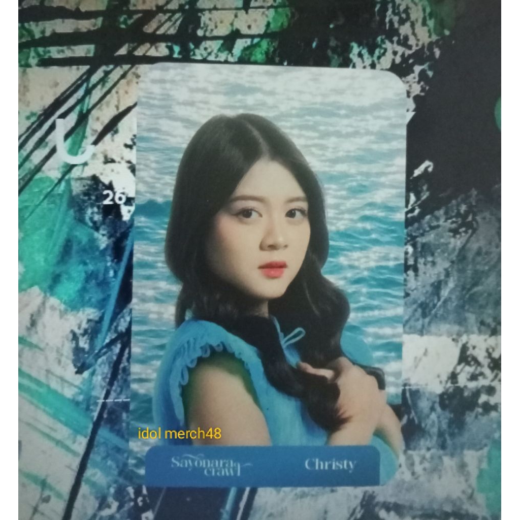 PC official JKT48 || Photocard Marsha - Christy Sayonara Crawl