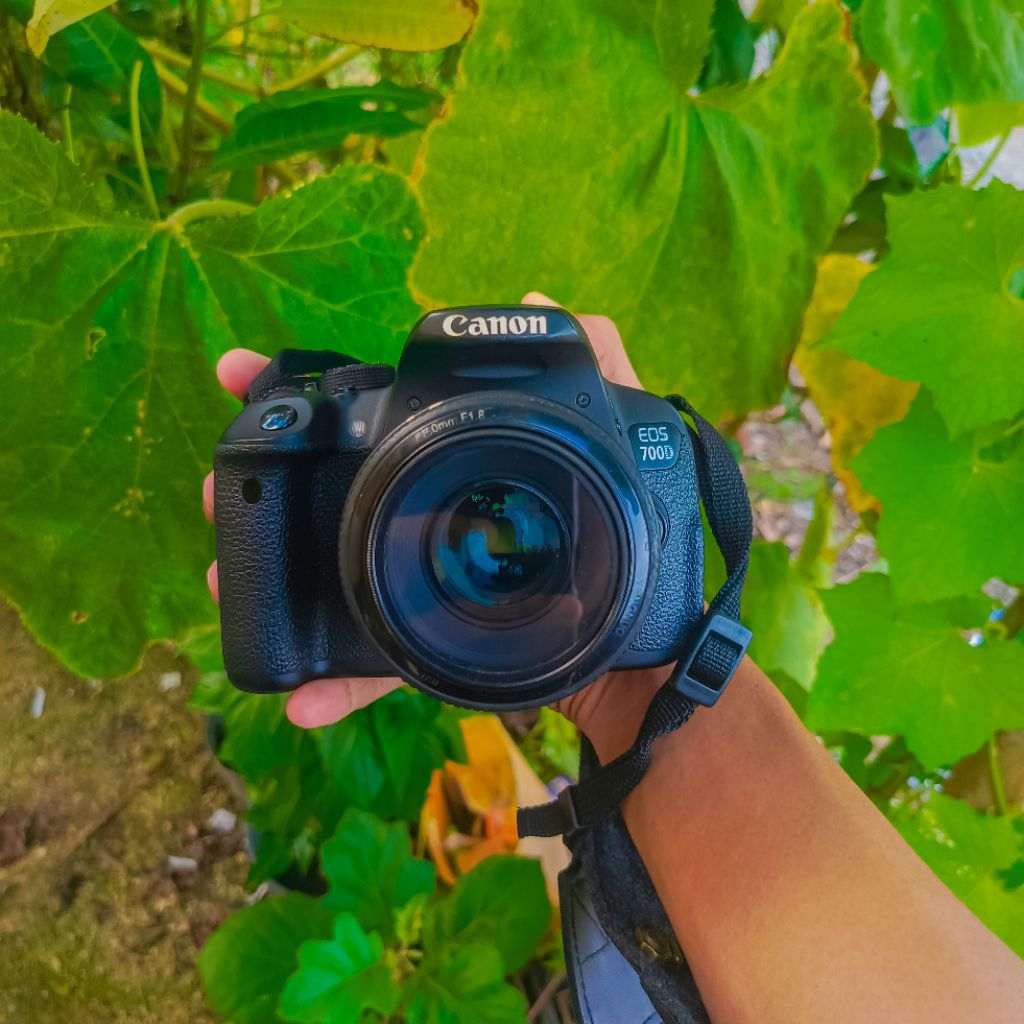 Canon 700d + Lensa fix yongnuo 50mm second