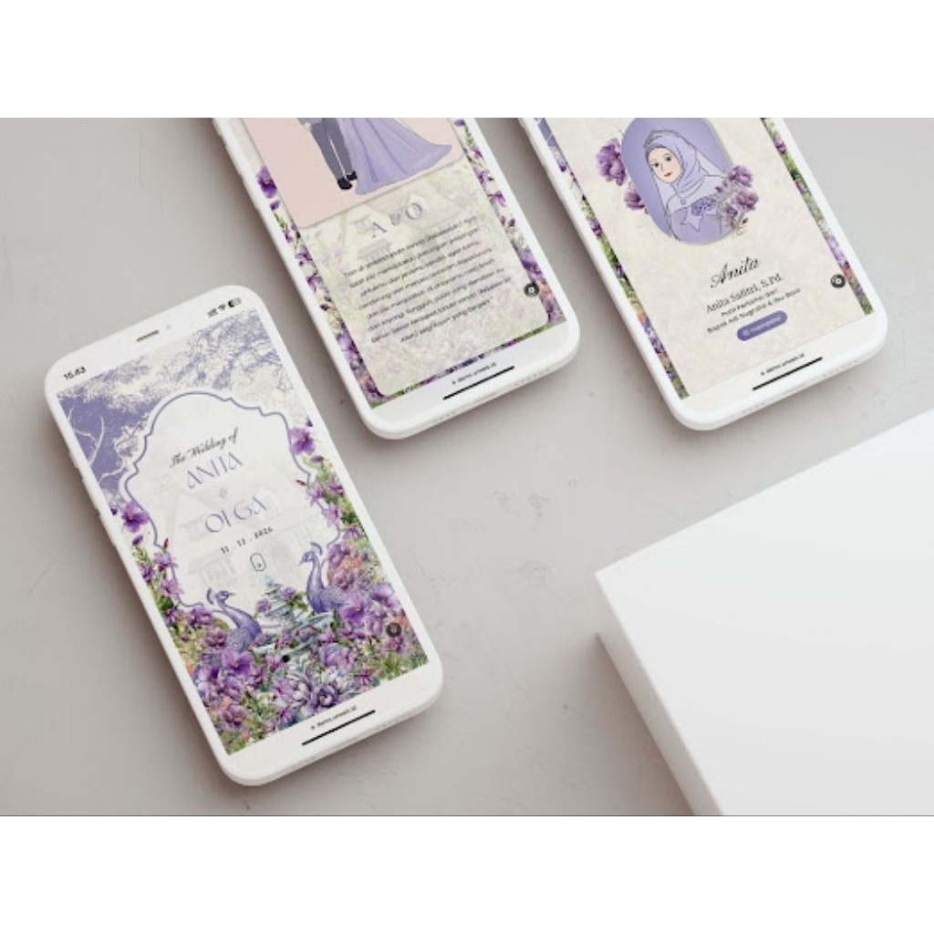 undangan digital website pernikahan,undangan Link,undangan digital motion 3D