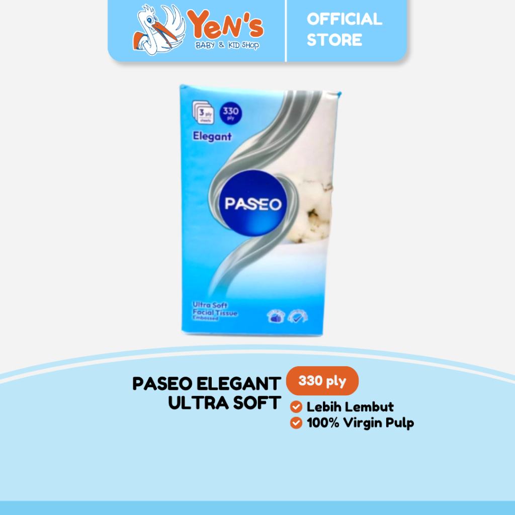 Paseo Elegant Ultra Soft 330 ply - Paseo Facial Tissue
