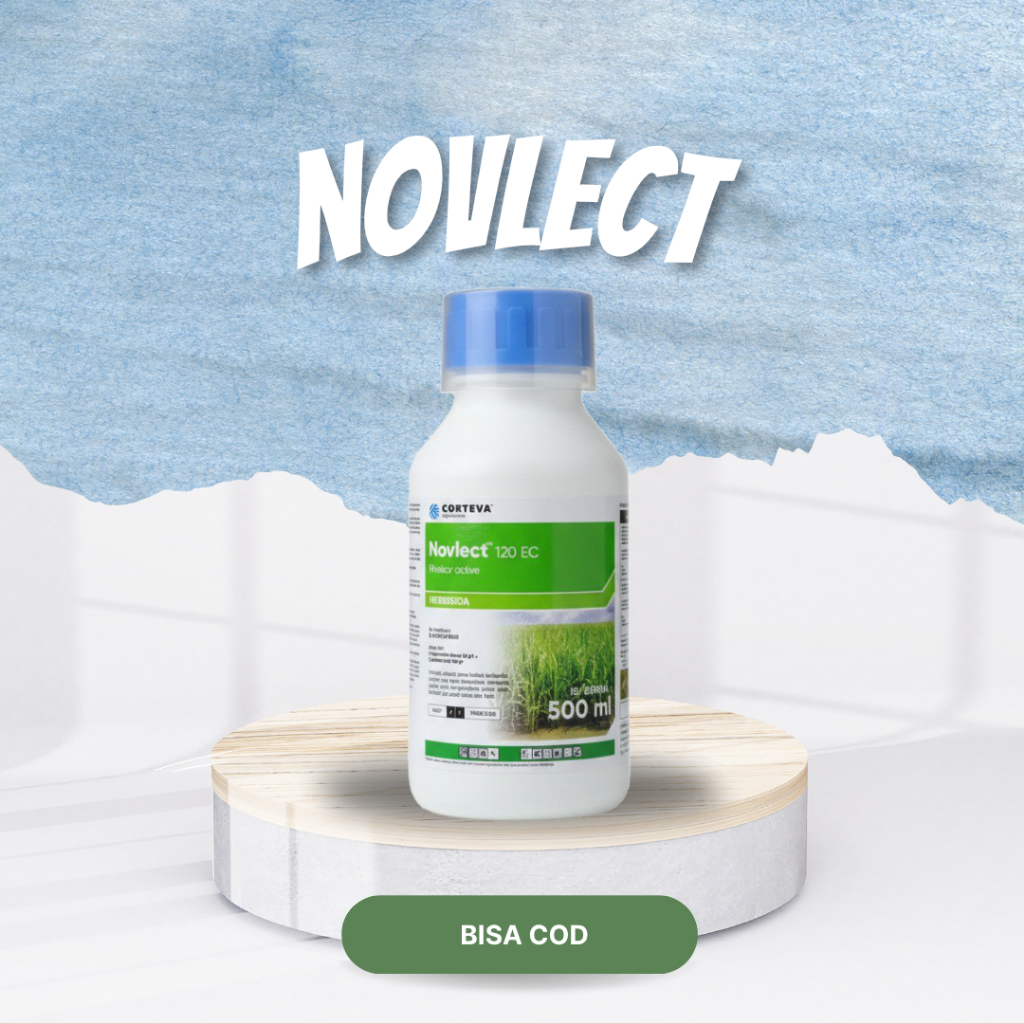 Novlect 120 EC 500 mL - Herbisida Original Corteva | Obat Gulma Berdaun Lebar & Rumput Teki