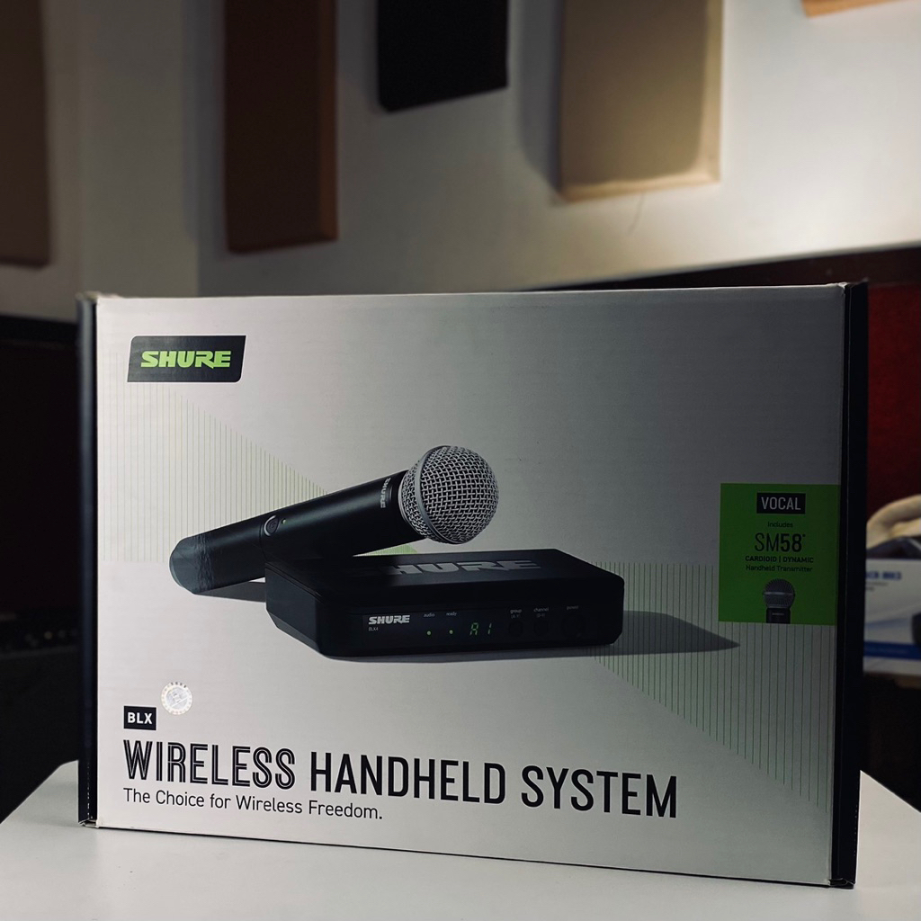 MIC WIRELESS SHURE BLX24/SM58 HANDHELD