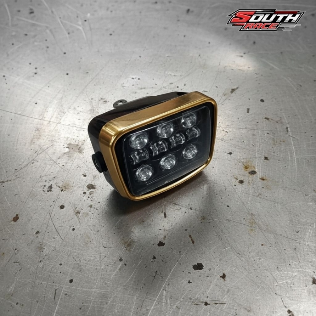 Lampu Daymaker RX King Gold Lis Original | Lampu Depan RX King SE Terang Putih