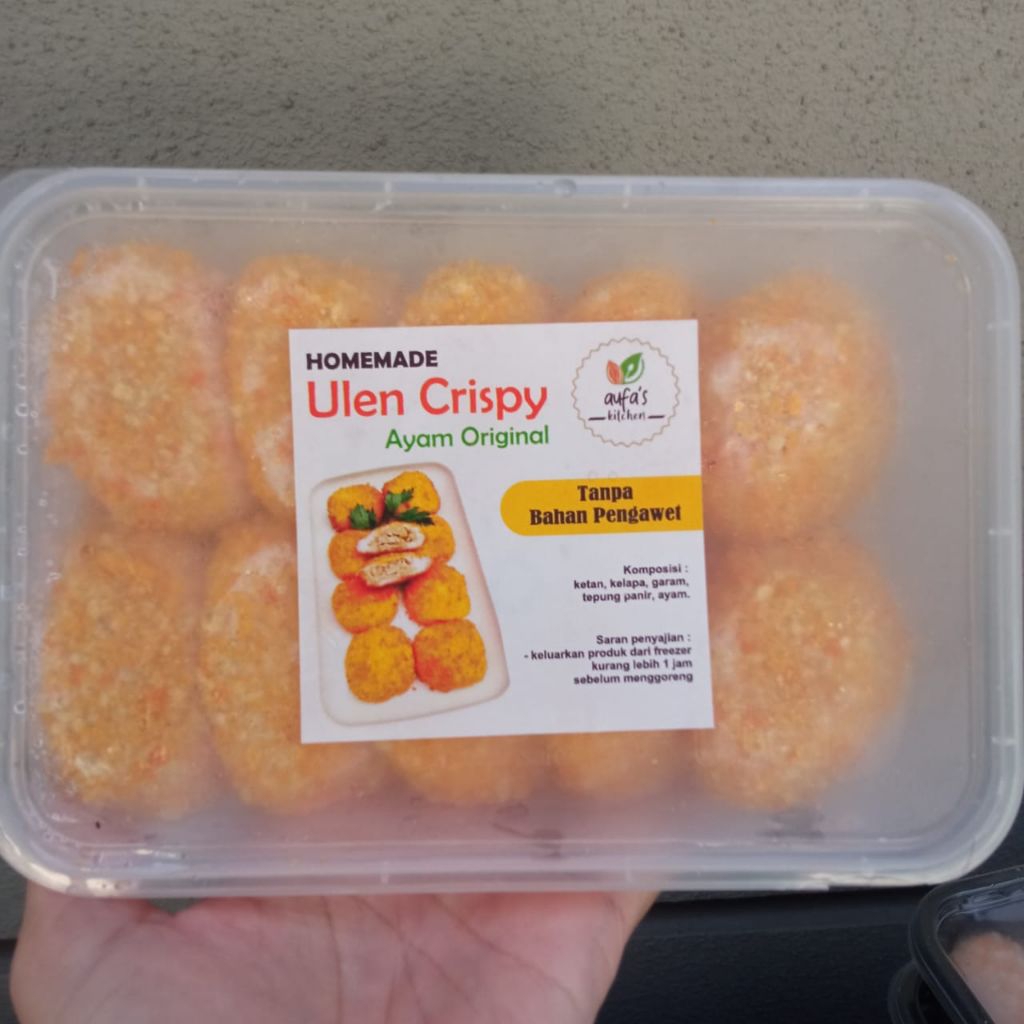 ULEN CRISPY AYAM ORIGINAL / PEDAS FROZEN isi 10