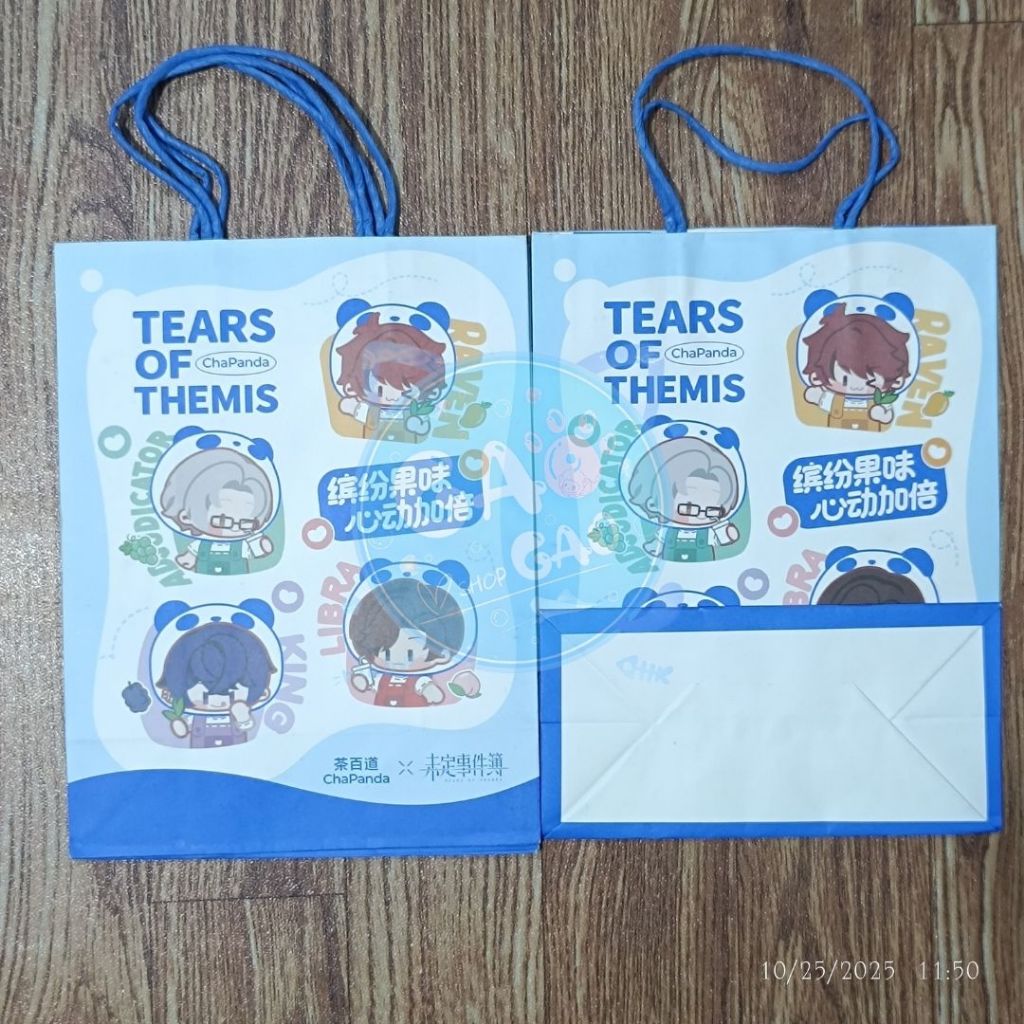 READY STOCK TEARS OF THEMIS [CHAPANDA] Paper Bag