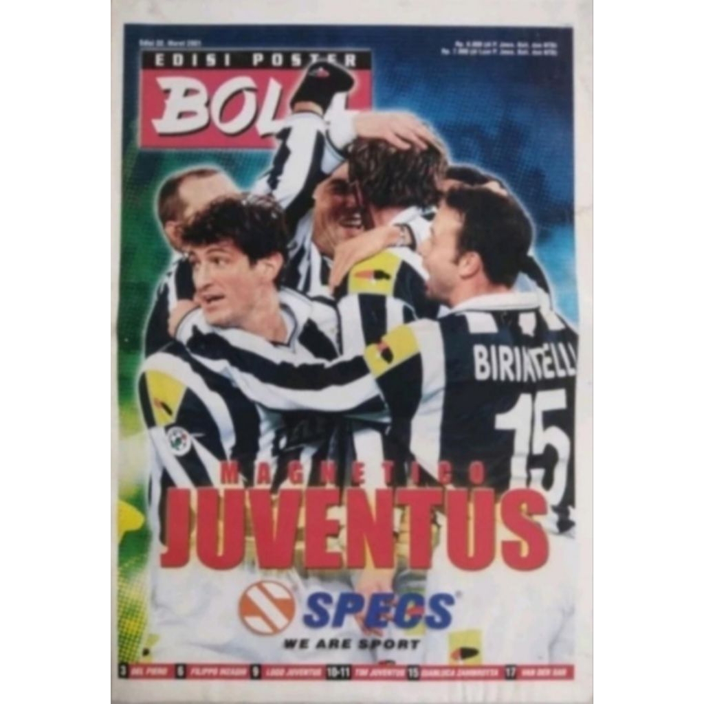 BOLA EDISI POSTER JUVENTUS