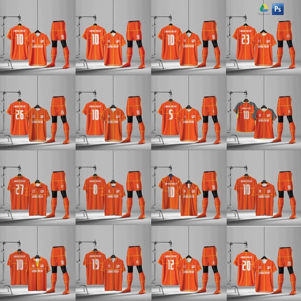 MOCKUP JERSEY HANGER - PSD