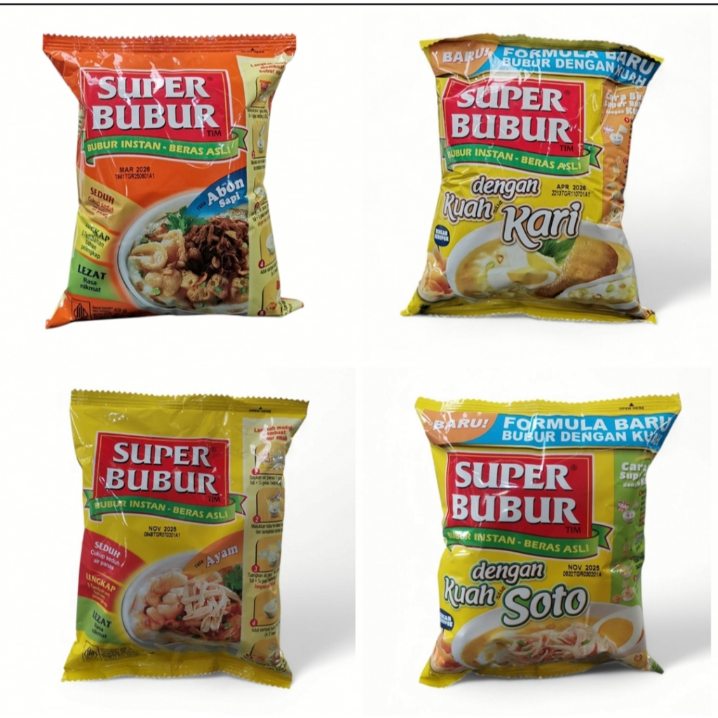 Bubur Instan Beras Asli Super Bubur