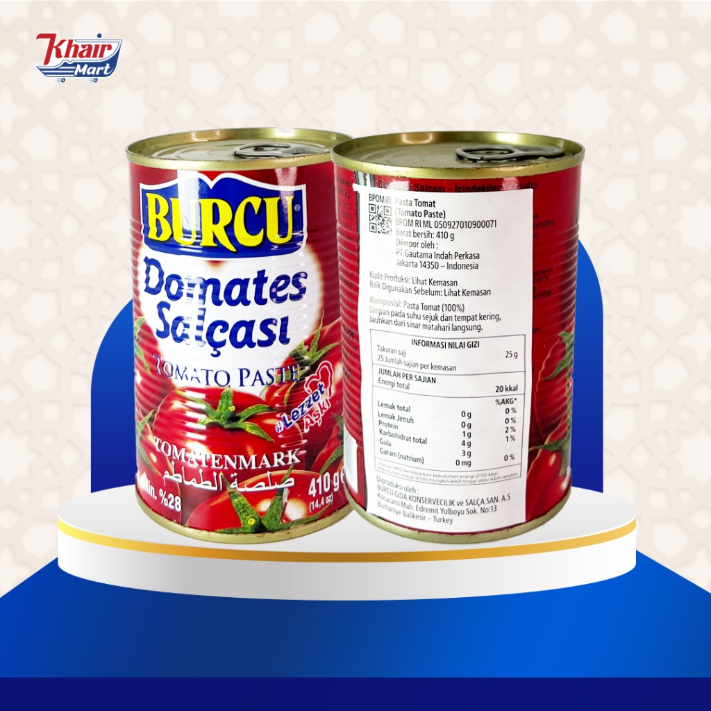 Pasta Tomat Burcu 410 Gram