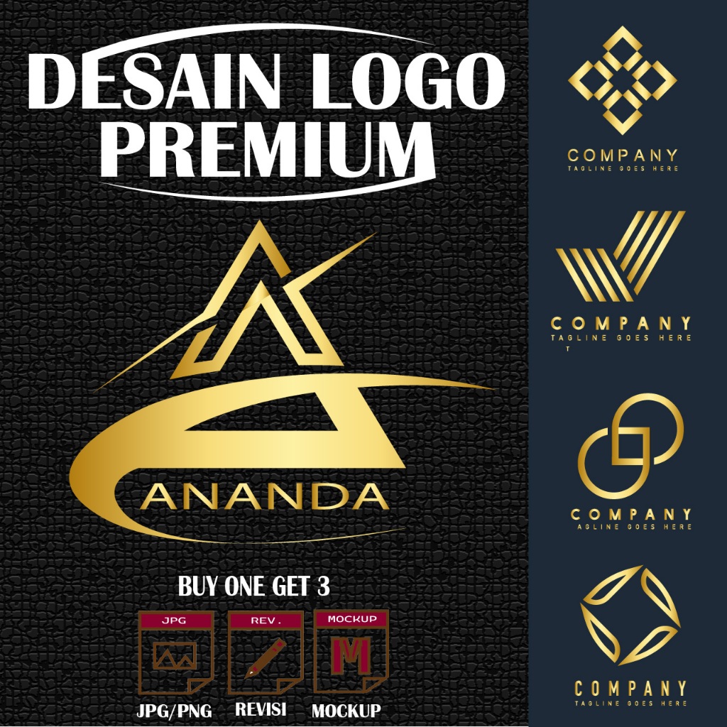 PROMO JASA DESAIN LOGO PREMIUM ELEGAN MENARIK dan UNIK