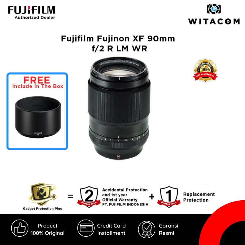 Lensa Fujifilm XF 90mm F2 R / Fujifilm Fujinon XF90mm F2 R - Garansi Resmi