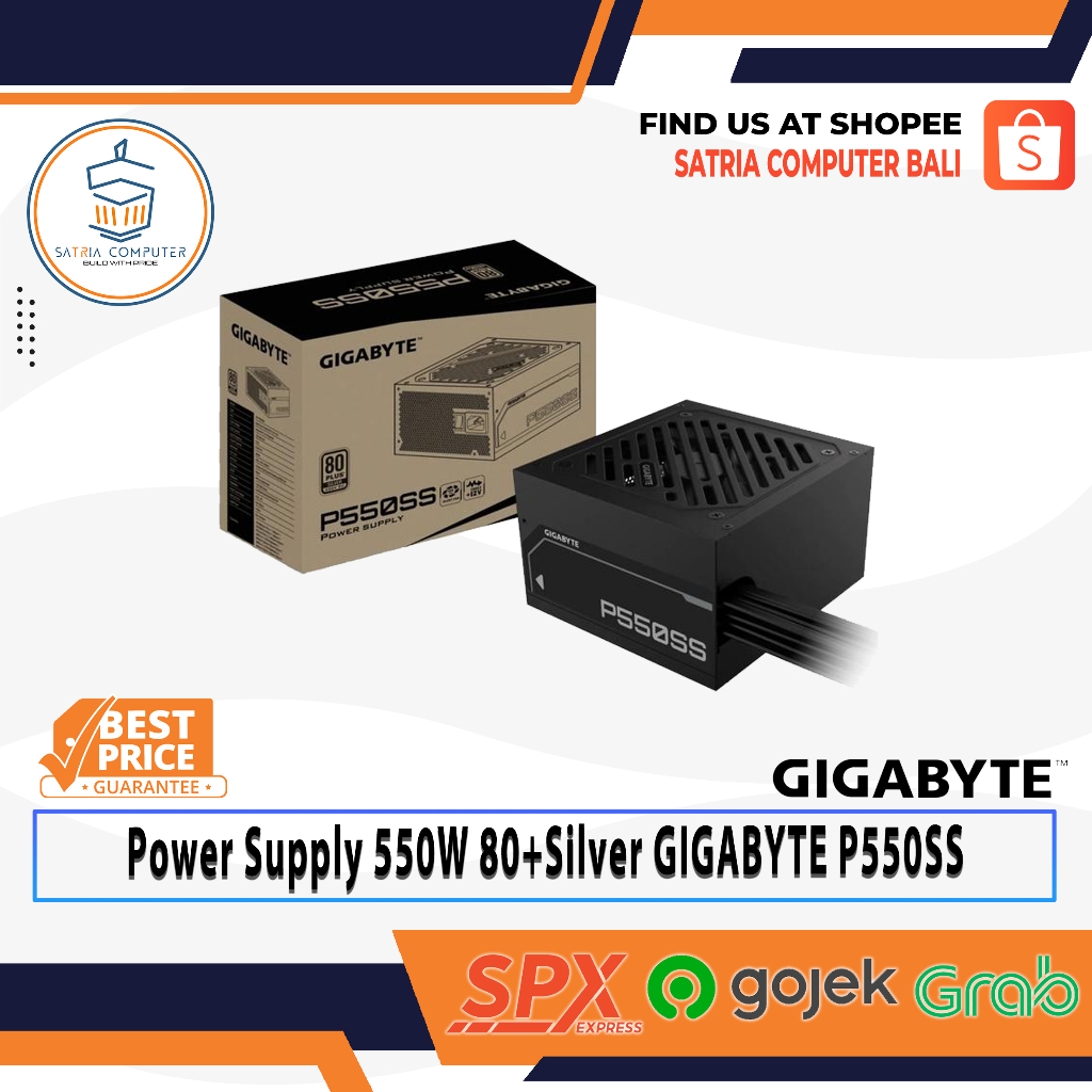 Power Supply 550W 80+Silver GIGABYTE P550SS