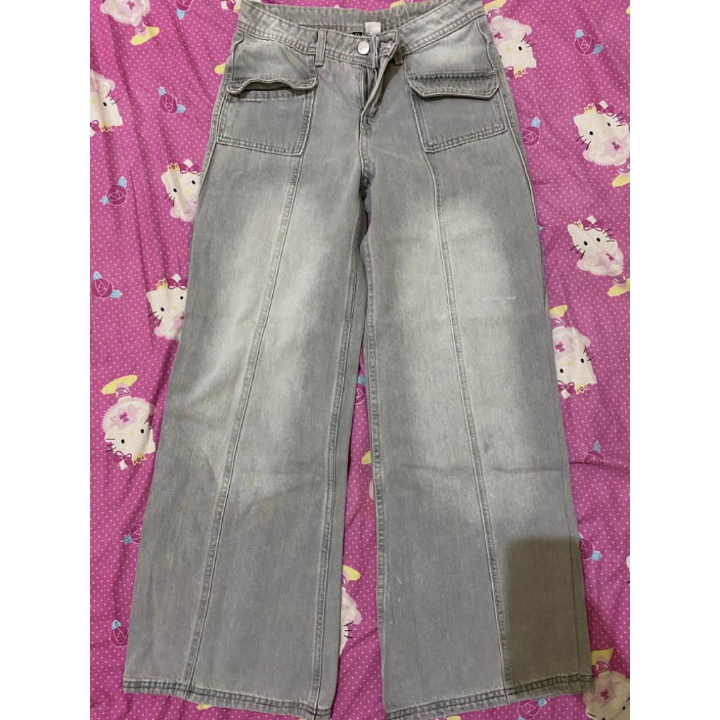 jeans hnm wide leg lp 68