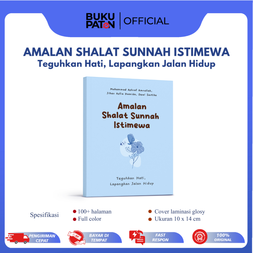 BUKU PATEN Buku Amalan Shalat Sunnah Istimewa, Panduan Shalat Sunnah