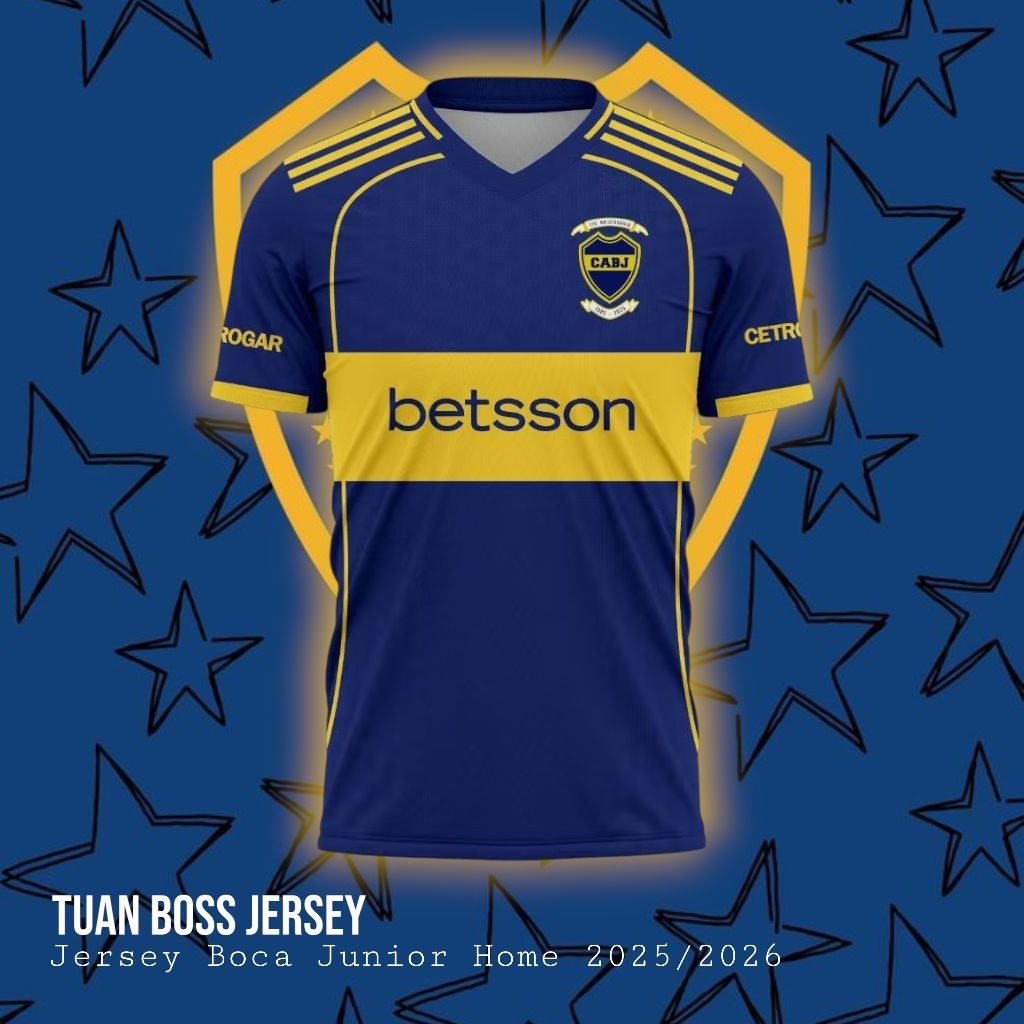 JERSEY BOCA JUNIOR HOME 2025