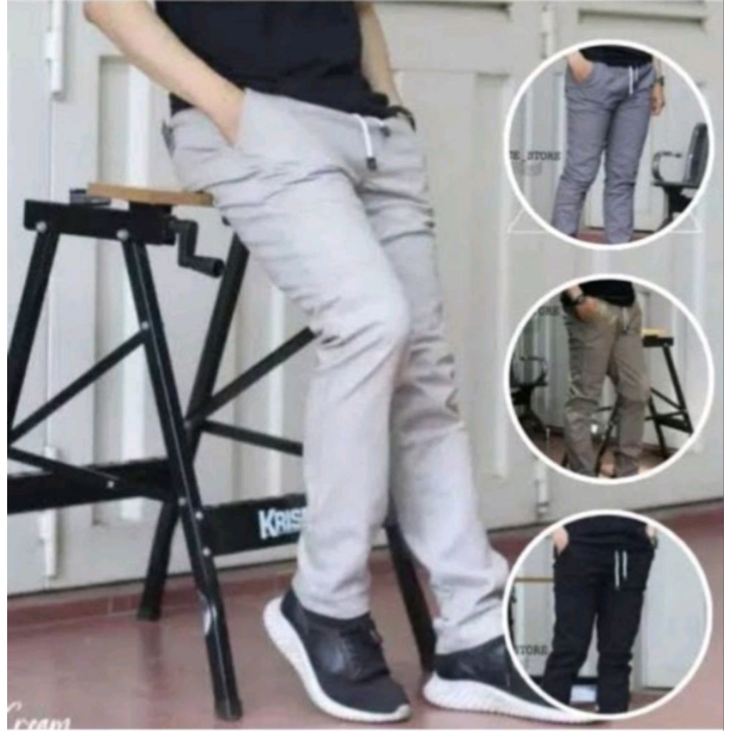 CELANA CHINOS PANJANG PRIA DEWASA RIP KOLOR