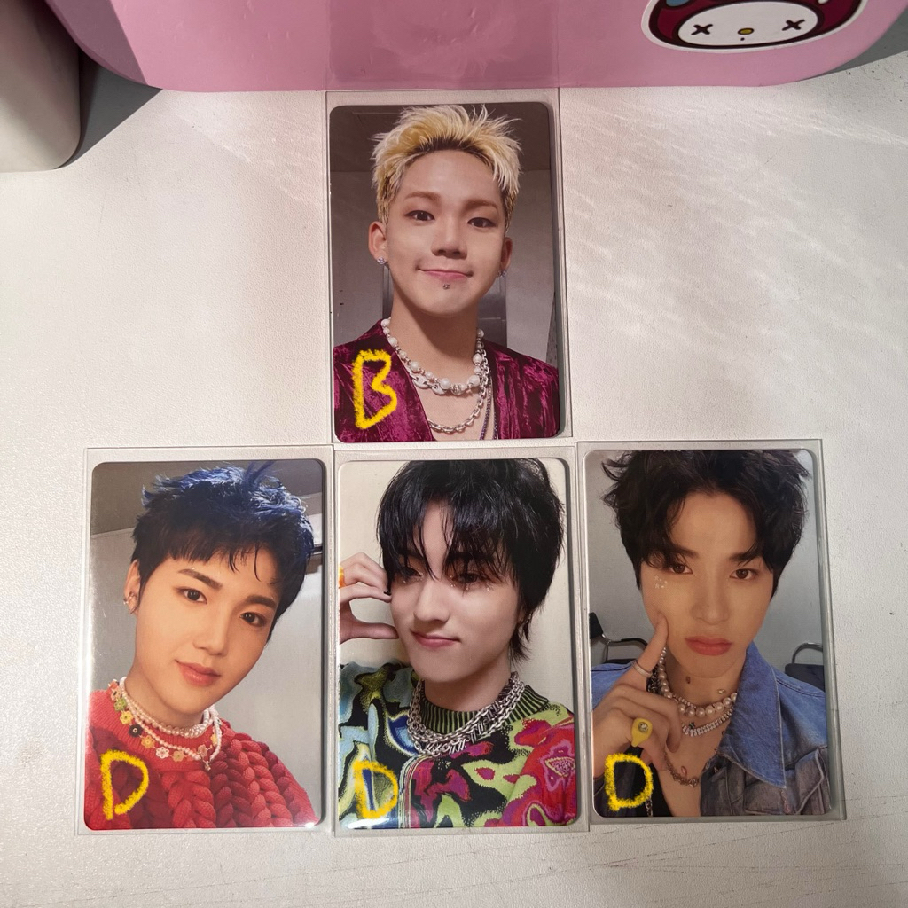 OFFICIAL - Photocard Treasure Tss ch 2 yg tag hello hyunsuk doyoung haruto junghwan case B D