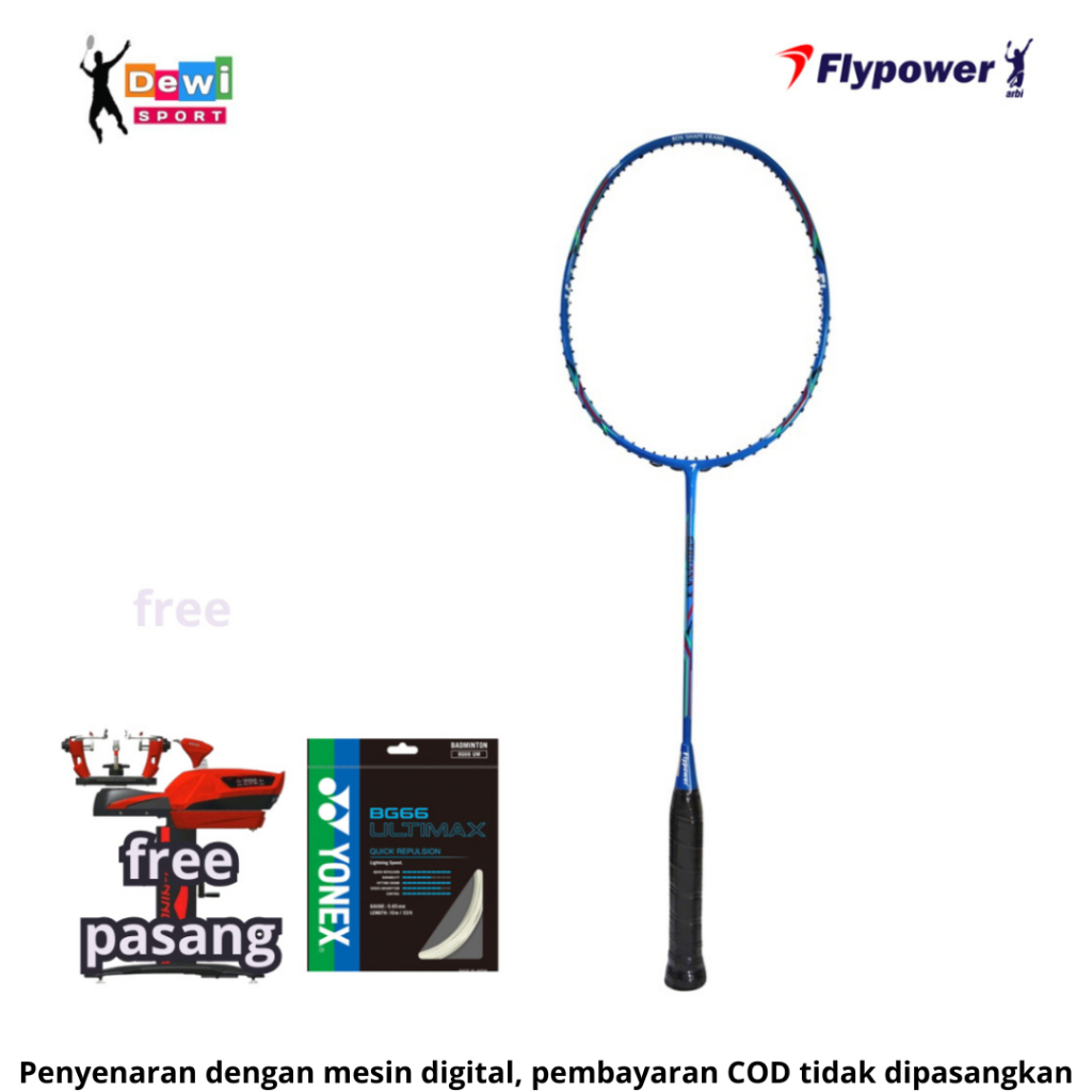 RAKET BADMINTON FLYPOWER GERHANA 3/GERHANA 2 ORIGINAL