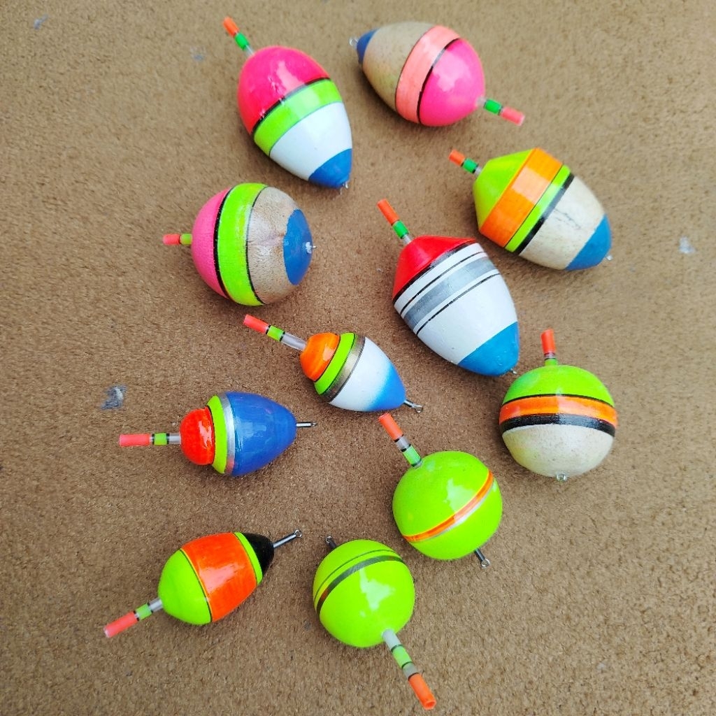 MIX Ukuran | Pelampung Pancing Kleman, Kawat Starlite Jumbo Dan Tanggung/Sedang JB011