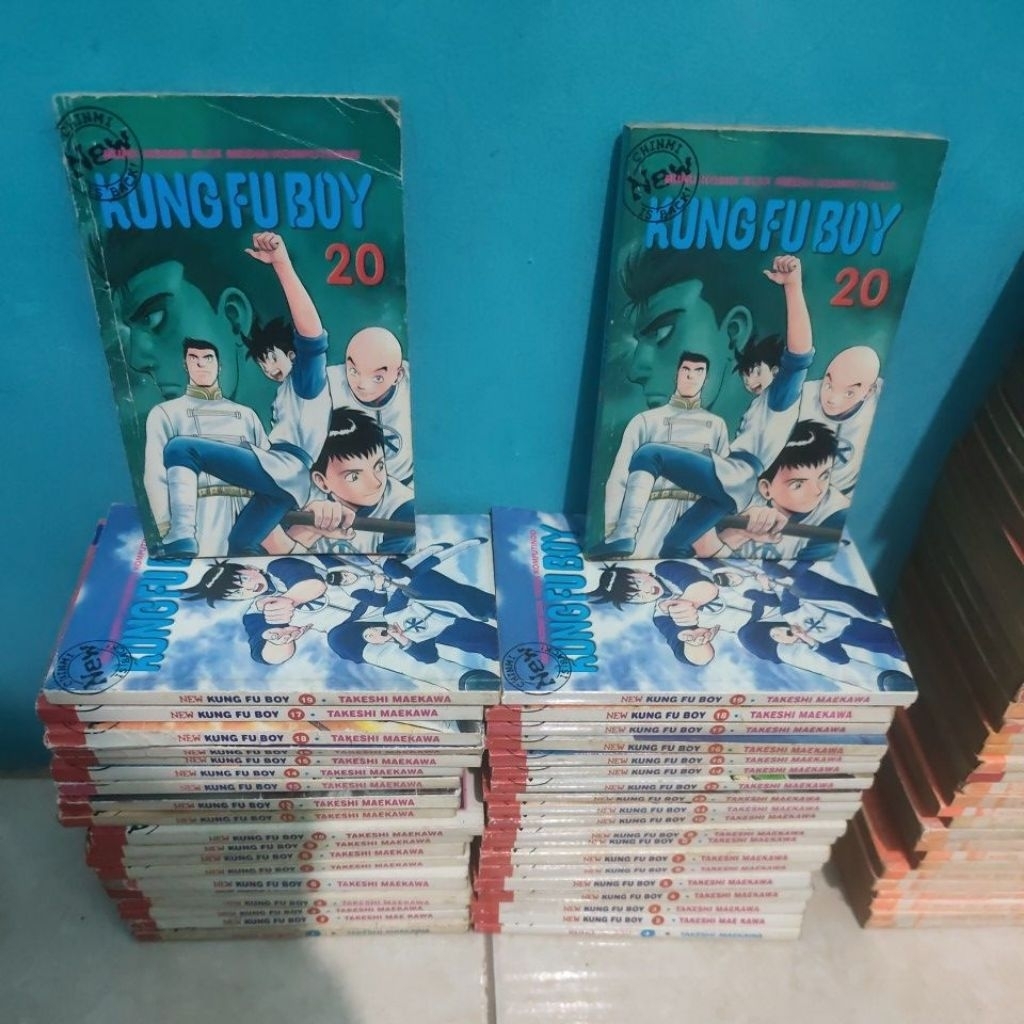 Komik Kung Fu Boy New Fullset Tamat 1-20 original set ke 5