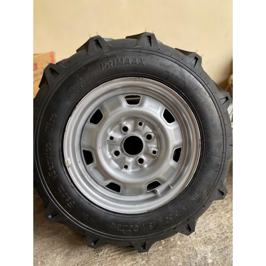 Ban Traktor Ring 13 5.50 + Velg (Paket 1 Set)