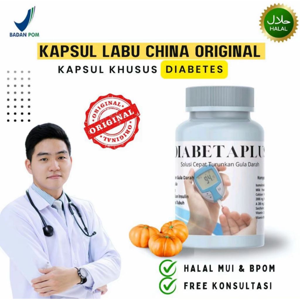 DIABETAPLUS KAPSUL LABU CINA SUSU LABU CINA UNTUK DIABETES
