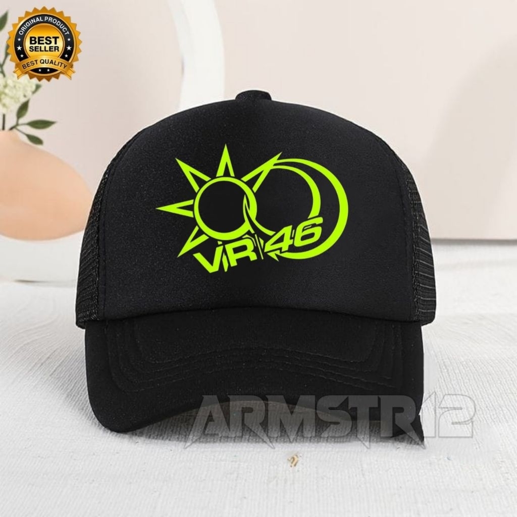 ARMSTR12 - TOPI TRUCKER TOPI BISBOL TOPI JARING VR 46 KEREN BISA COD