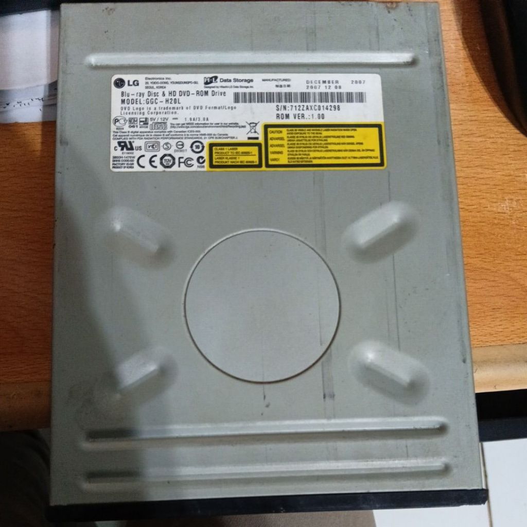 LG Blu ray rom hd dvd rom GGC-H20L dvd rw cd rw intenal buat pc bluray rom hddvd rom seken bekas hid