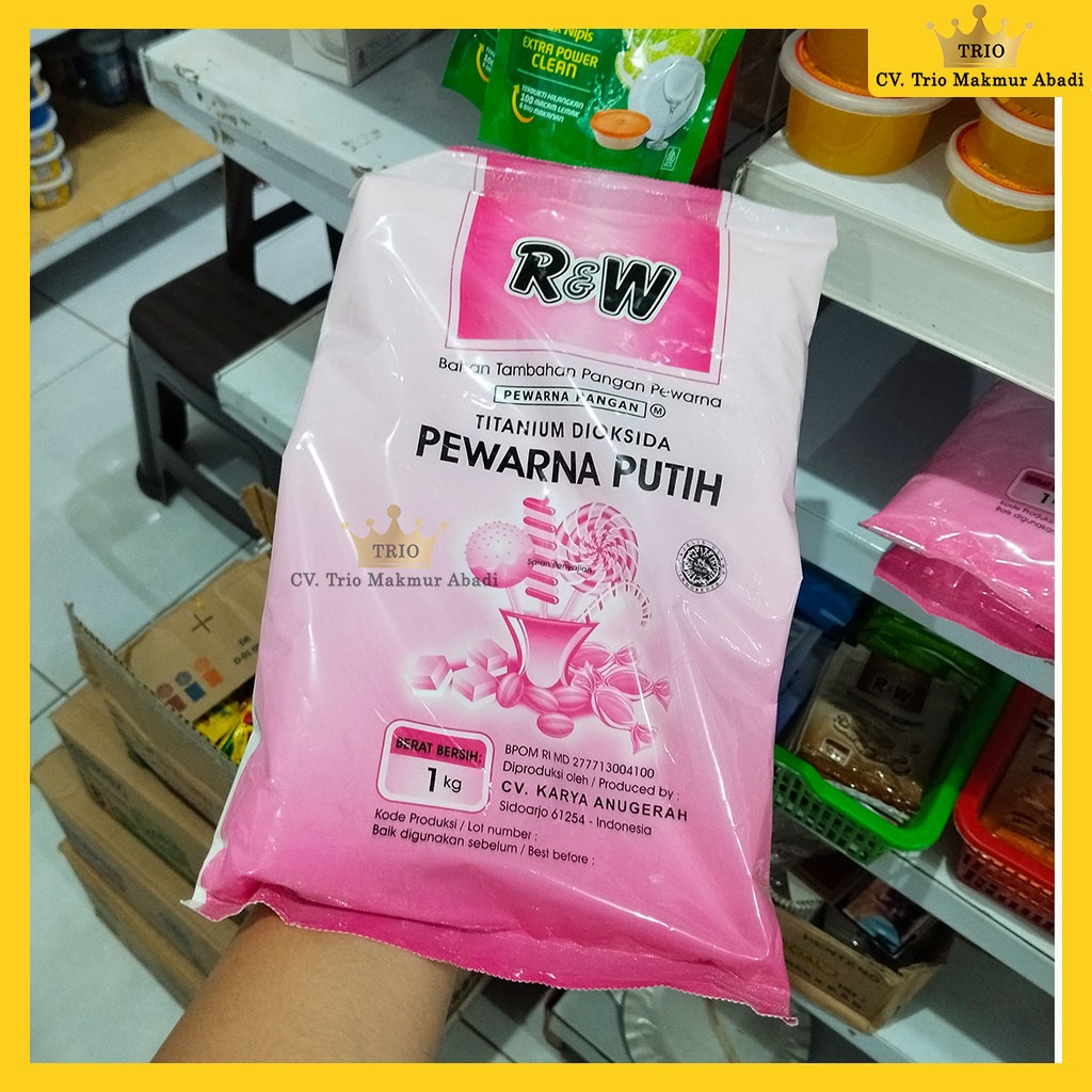 R&W PEMUTIH / TITANIUM DIOKSIDA 1kg