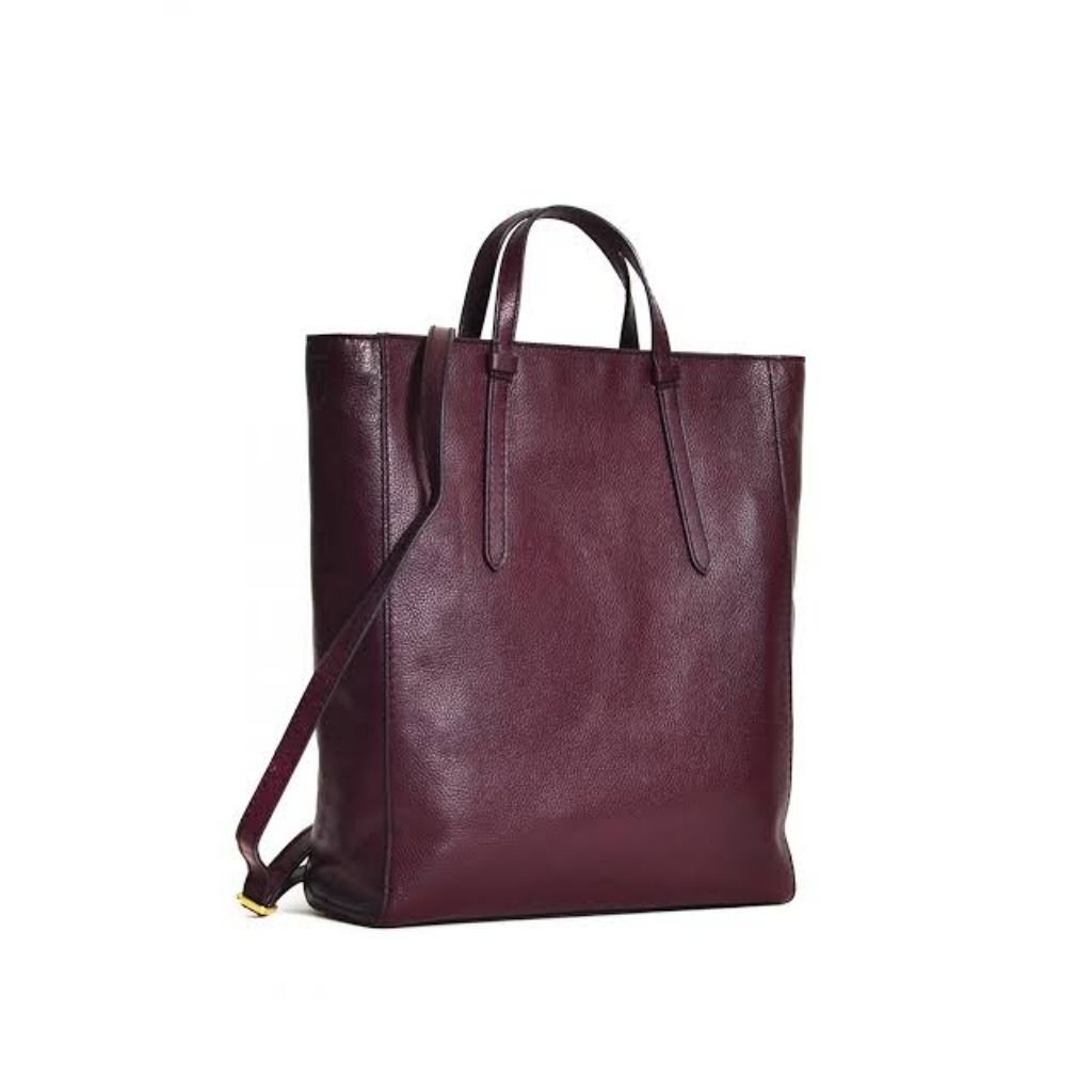 preloved fossil camila backpack fossil ransel large laptop 3 in 1 warna fig maroon