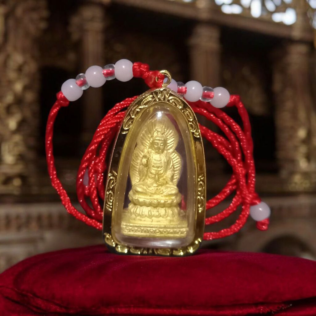 kalung liontin Thailand Kwan im Crom emas