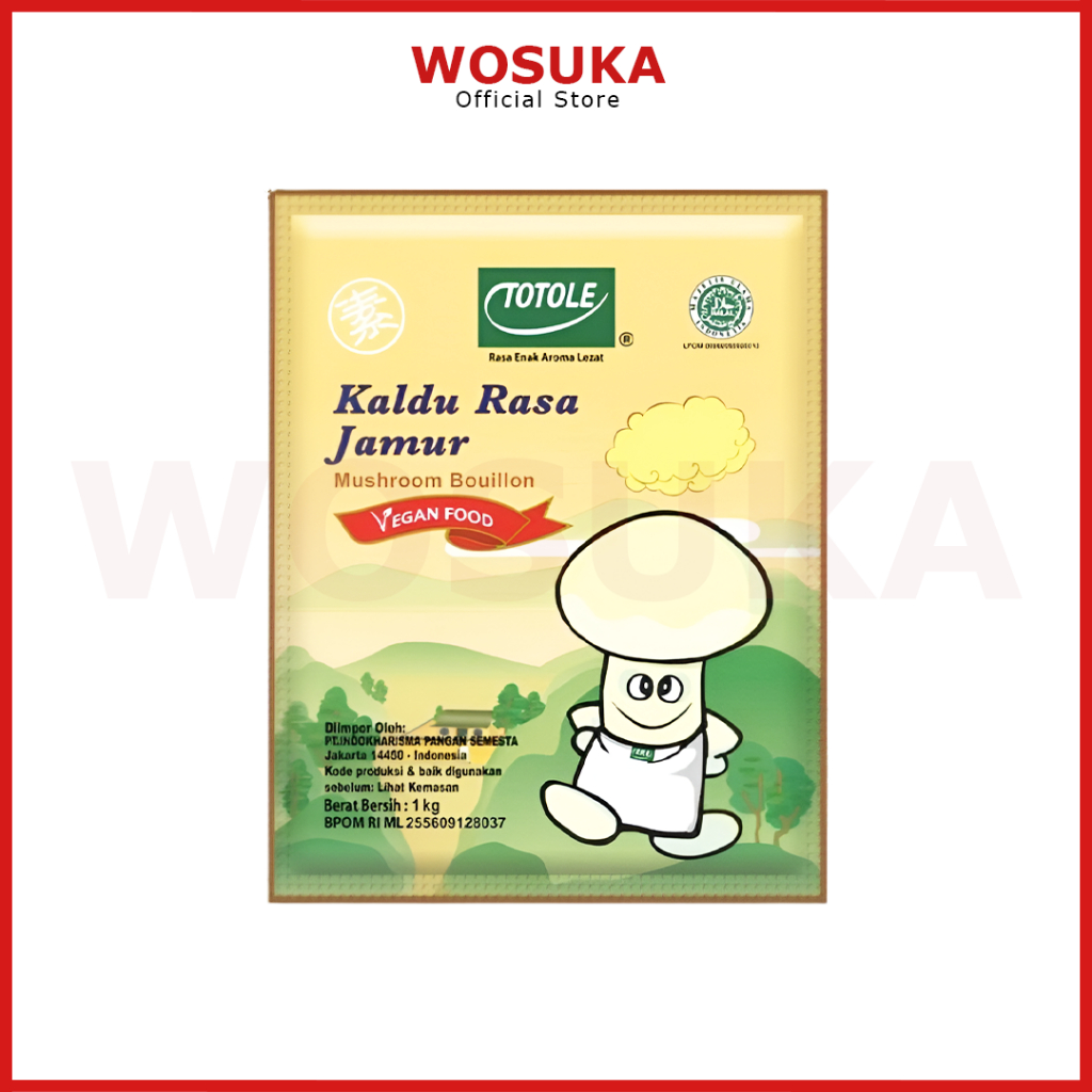 TOTOLE Kaldu Jamur 1kg | TOTOLE Kaldu Rasa Jamur 1 kg | TOTOLE Mushroom Bouillon 1kg
