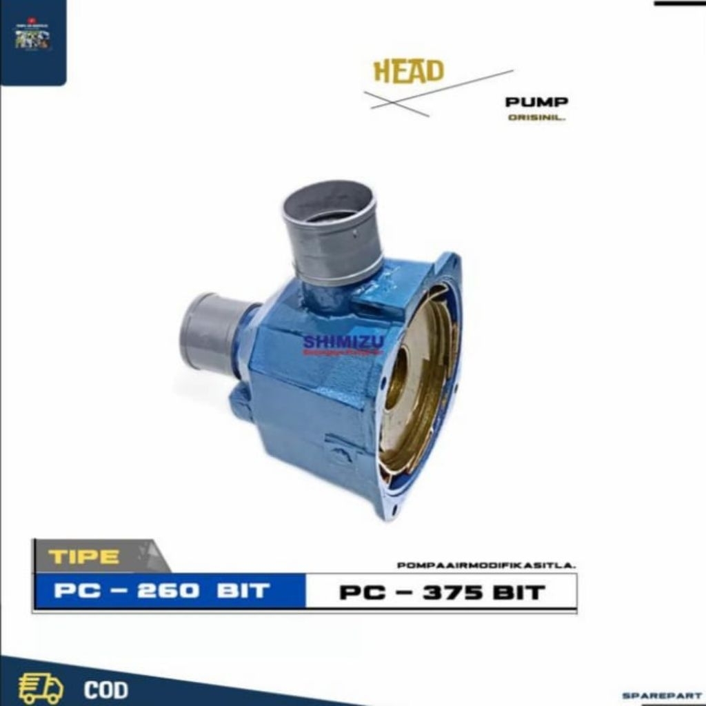 Alkon pompa air Shimizu jetpump pipa 2 inch modifikasi tinggal pasang mesin