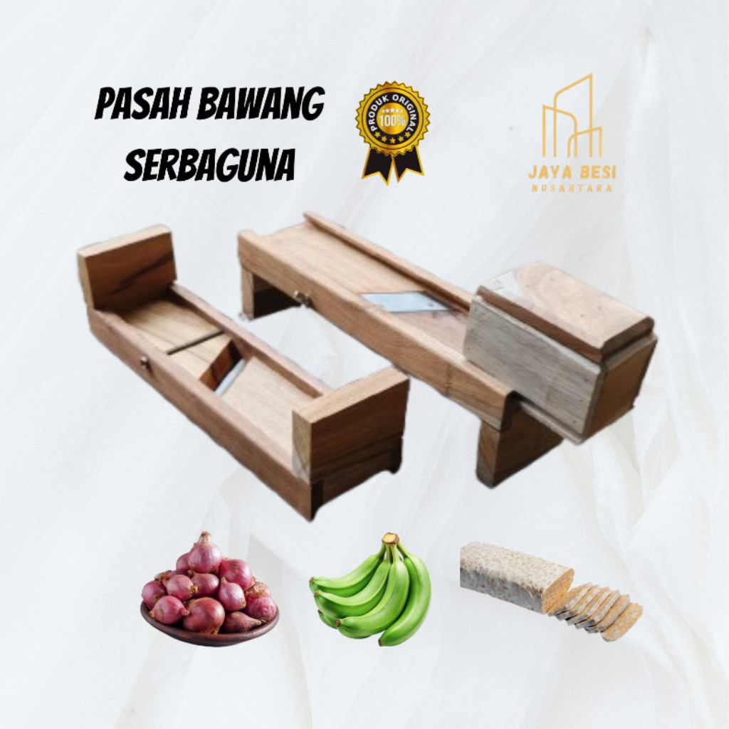 Pasah Bawang Merah Kayu Jati Asli – Alat Serut Tradisional Awet & Tajam