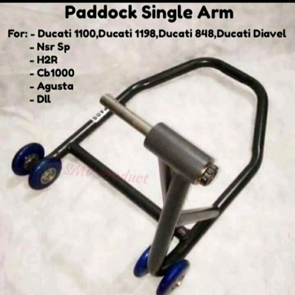 Paddock pro mono arm paddock single arm for Ducati Nsr sp Cb 1000 Agusta Trump