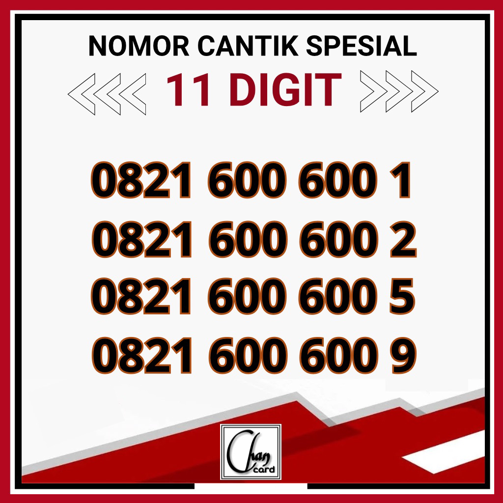 Nomor Cantik 11 Digit Spesial 600 600 Nomor Cantik Simpati Murah Kartu Perdana Telkomsel Nomor Canti
