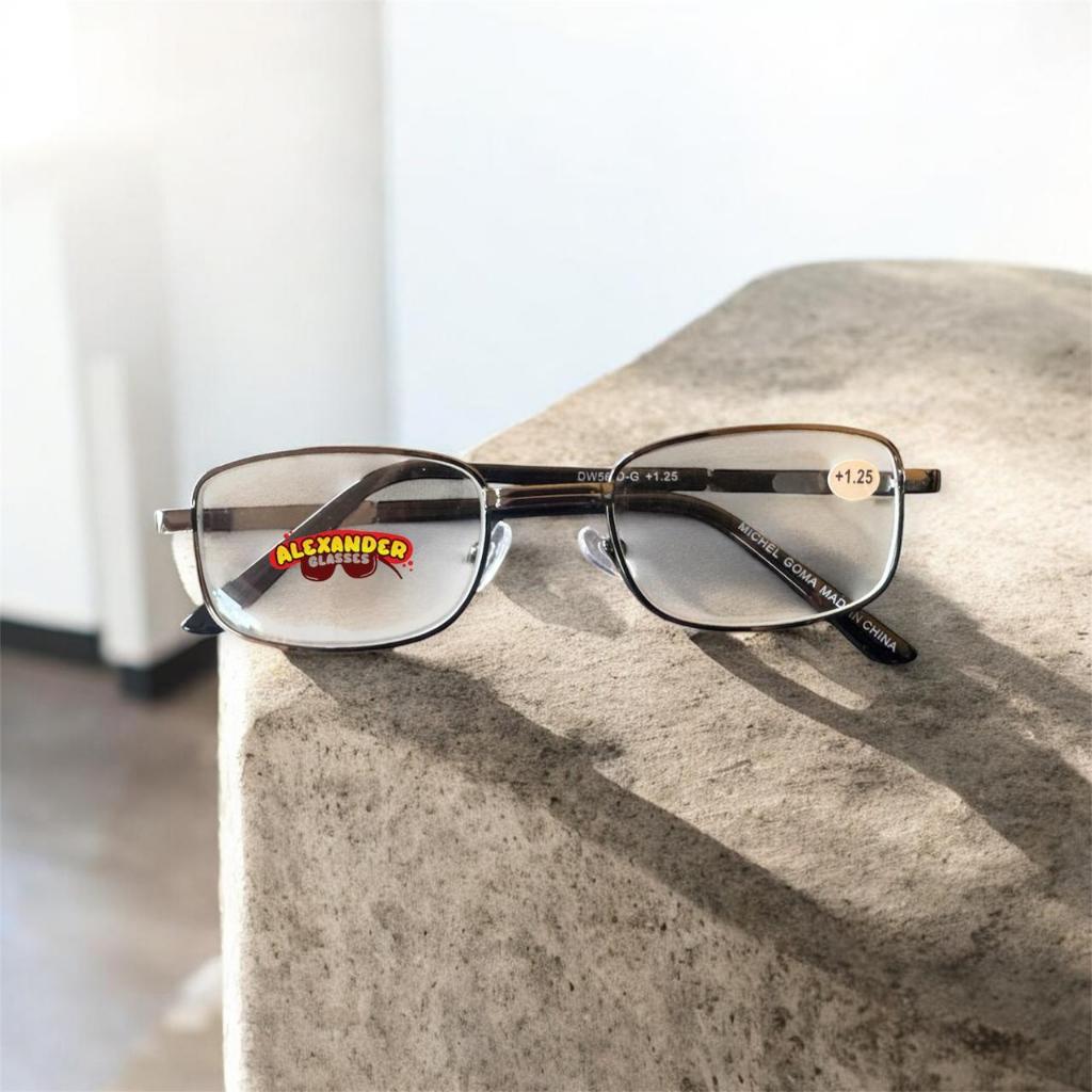 Kacamata rabun dekat usia 40 tahun ke atas lensa KACA ASLI ANTI BARET 100% LEBIH JERNIH FRAME METAL 