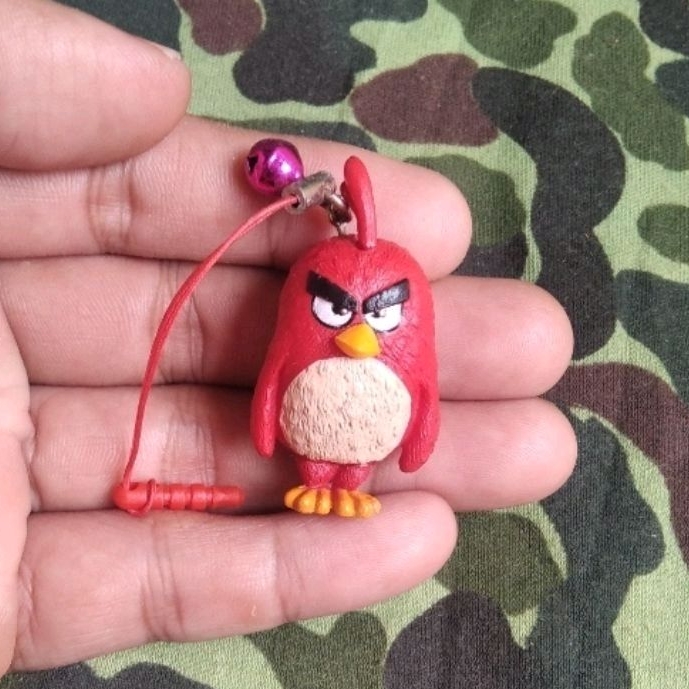 gantungan hp angry bird tali hp angry birds strap hp phone dangler koleksi figure angry birds game j