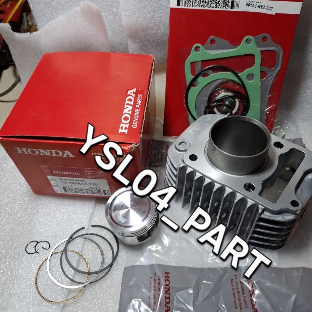 BLOK SEHER KOMPLIT KYZ SUPRA X 125 FI HELM IN BLADE 125 FI INJEKSI ORI