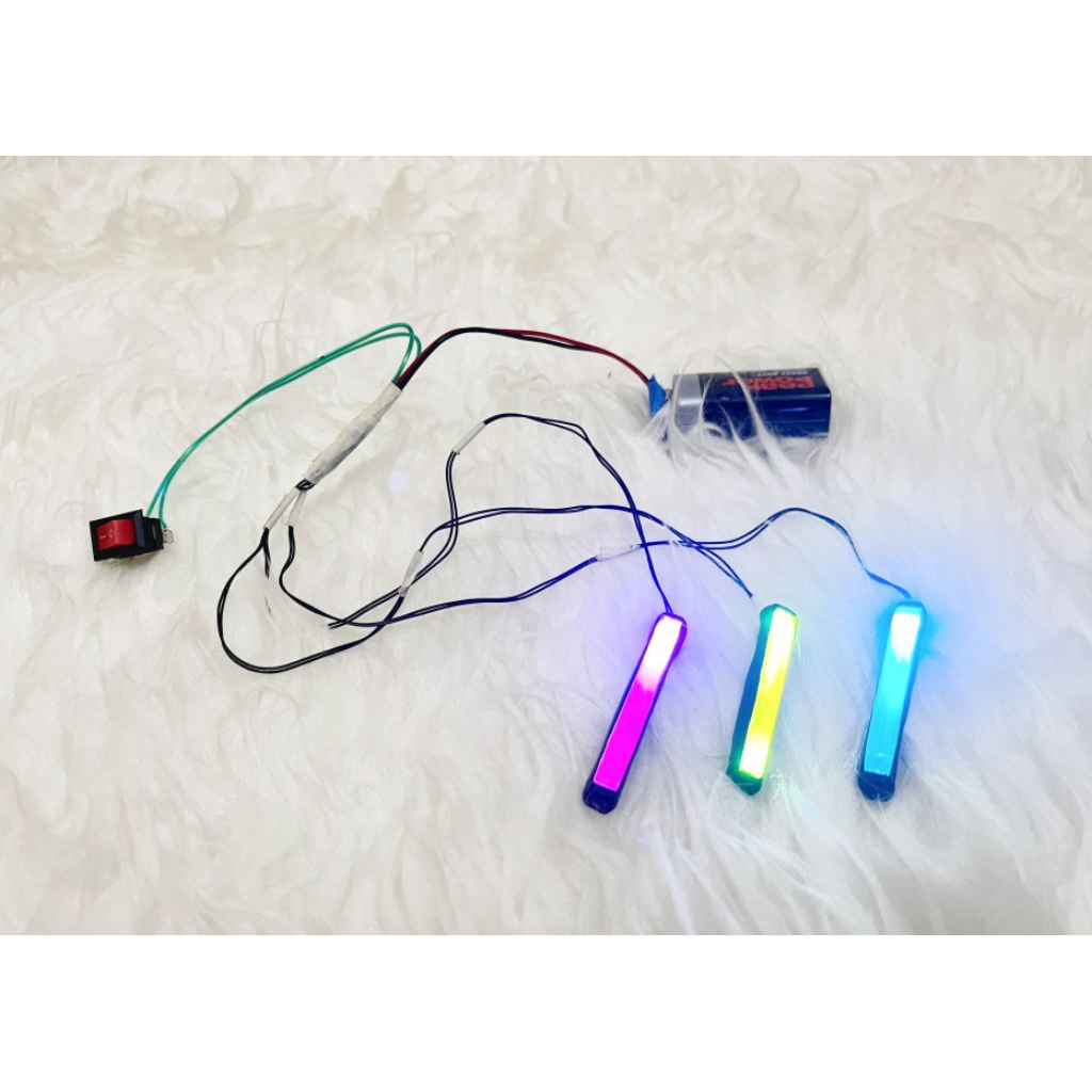Lampu Strobo 3 Baris Untuk Miniatur Bus