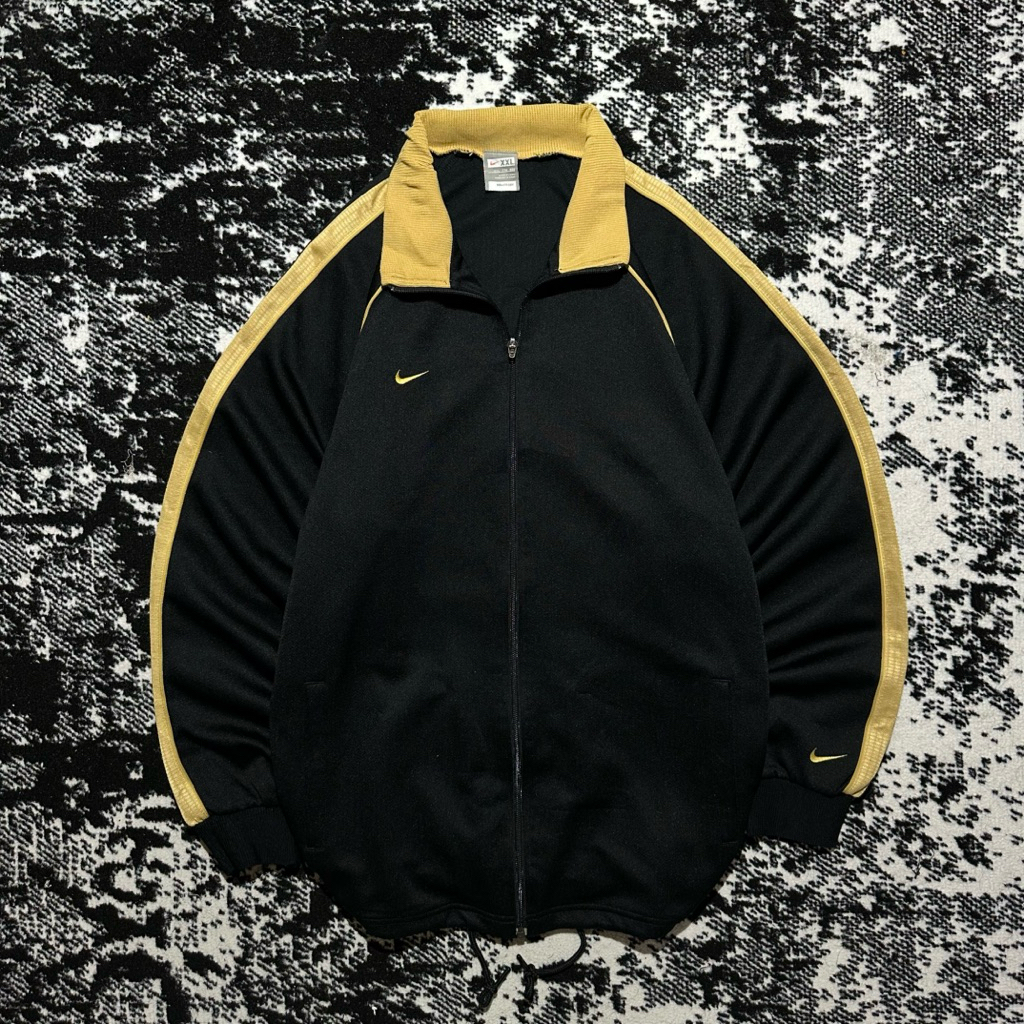 Windbreaker Tracktop Nike stripe G0ld 90's Vintage Jacket