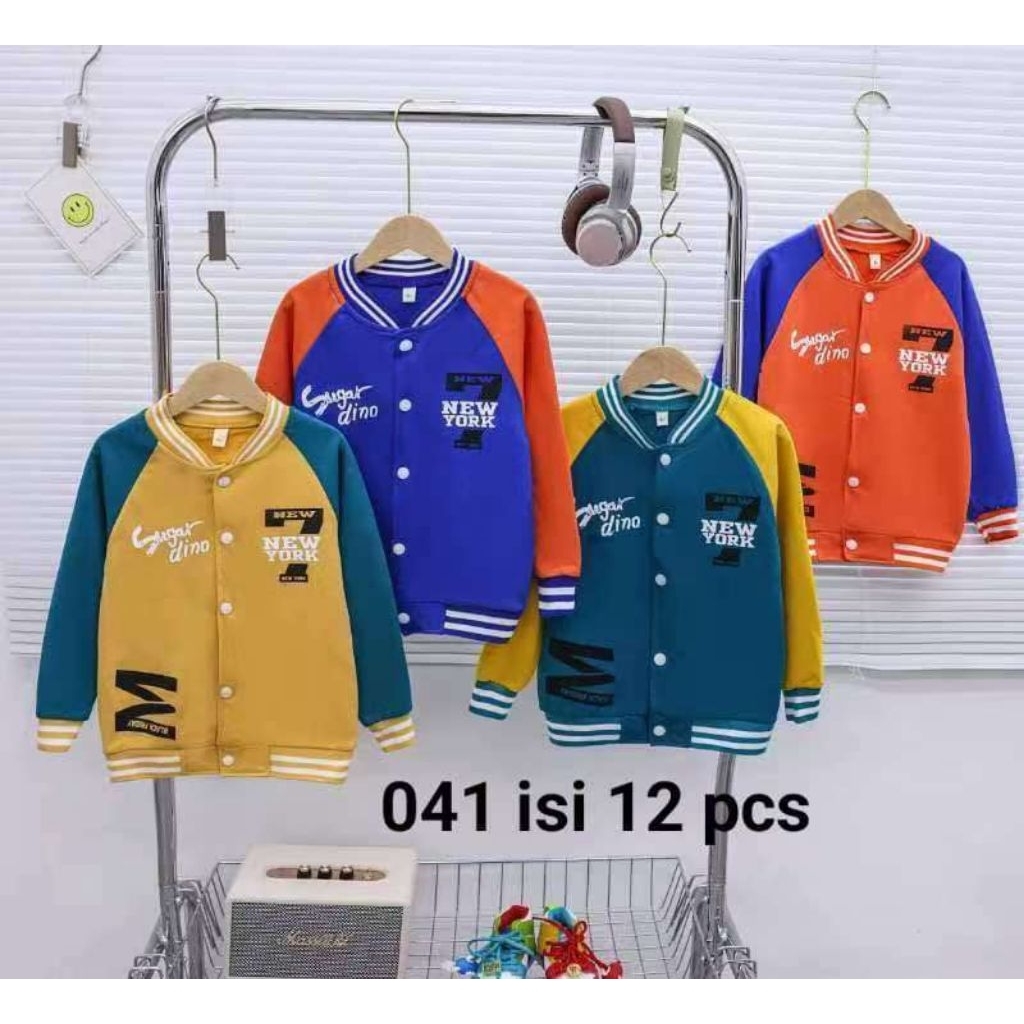 JAKET BASE BALL ANAK 3-7 THN PREMIUM DAN TEBAL